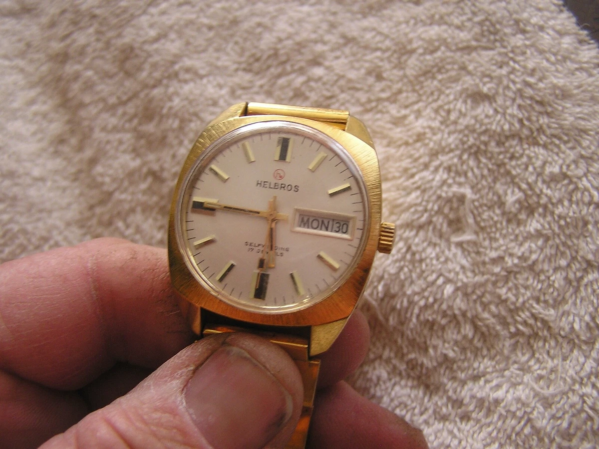 Helbros self winding 17 jewels clearance
