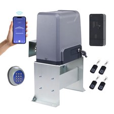 CO-Z 3300lbs Electric Automatic Sliding Gate Opener APP+Keypad+4 Remote Control