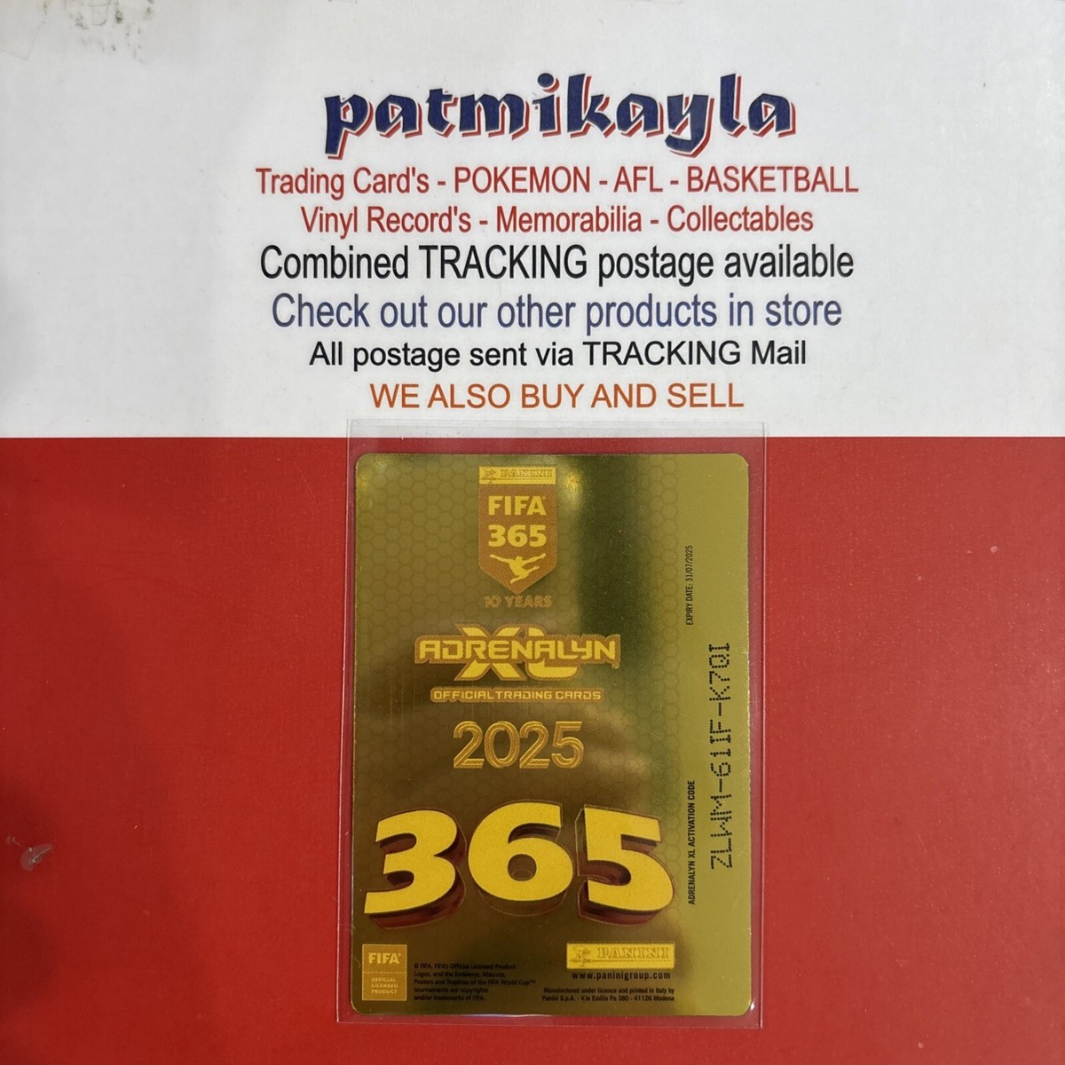 Panini FIFA 365 Adrenalyn XL 2025 Harry Kane Golden Baller