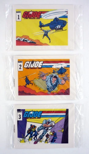 GI Joe Starduster Comic Books #1 2 3 Action Stars Mini Cereal Promo Complete Set
