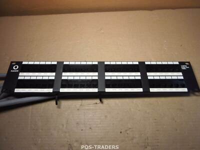 Lucent 1100PSE Power Sum Panel 48-Port 19'' Rack Mountable Patch Panel 2RU black