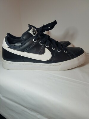 Nike Mens Sweet Legacy 429873-002 Black White Shoes Lace Up 