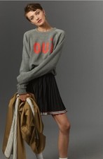 Anthropologie Maeve Pleated Skirt New NWT Black Color Sz 10 New