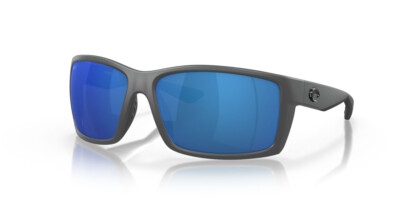 Costa Del Mar Reefton Unisex Sonnenbrille Grau Schwarz/Polarisiert Blau 580P