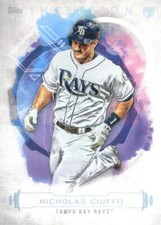 2019 Topps Inception #3 Nick Ciuffo Tampa Bay Rays Baseball Card