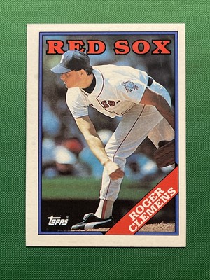 1988 Topps Roger Clemens Boston Red Sox Baseball Card #70