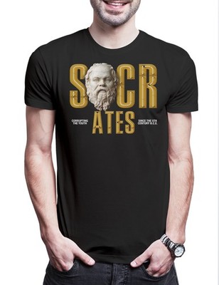 Socrates Corrupting The Youth C Herren T-Shirt Sokrates Philosoh Platon Athen