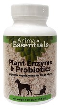 Animal Essentials Plant Enzymes and Probiotics 100 gram Supplement for Pets