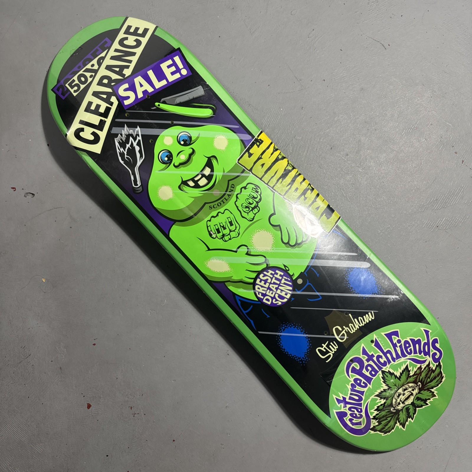 CREATURE - STEW GRAHAM - CREATURE PATCH KIDS - SKATEBOARD DE