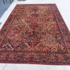 Beautiful  Antique American Karastan 717 Kirman Rug 9x5.8FT