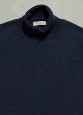 Gran Sasso Strickpullover 50 M Rollkragen Merinowolle Feinstrick 9092