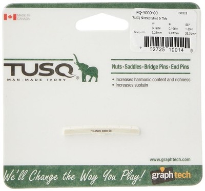 graph tech GT PQ 5000 00 Tusq Nut Slotted Strat Style