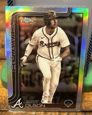 2025 Topps Chrome - Matt Olson #193 Sepia Refractor