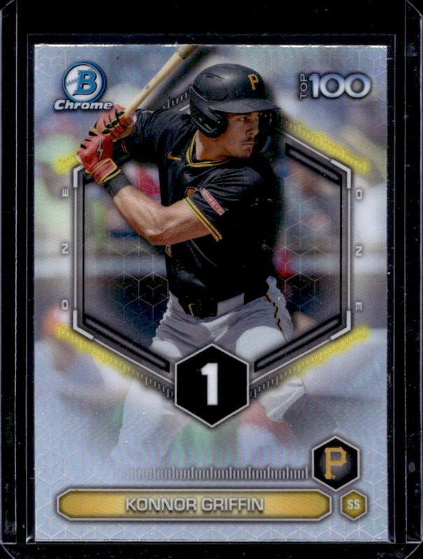 2026 Bowman Konnor Griffin Scouts Top 100 Chrome #BTP-1 Pirates
