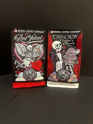 (2-Pack) Bones Coffee Co. Valentines Bundle - Red Velvet + Coco Crush