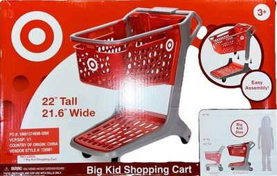 Target Big Kid Shopping Cart 22'' Tall NIB