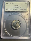 1961-DROSEVELT DIME MS64 SAMPLE