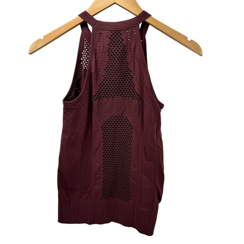 Athleta Trophy Tank Damen Small Crushed Berry Pink Mesh Training Racerback - Bild 4 von 7