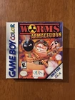 Gameboy Color Worms Armageddon Complete CIB Box Game Inserts Included