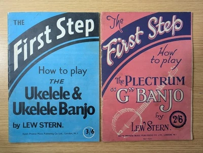DEUX LIVRES ANCIENS SUR BANJO - LEW STERN - LIVRES DE TUTEUR BANJO - LIVRAISON GRATUITE - Photo 1/4