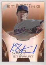 2013 Bowman Sterling Prospect Orange Refractor 56/75 Kohl Stewart Auto 4m3