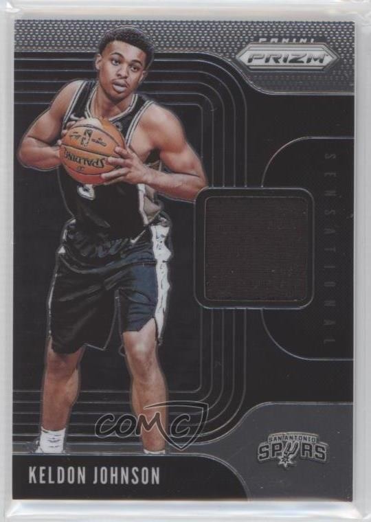 2019-20 Panini Prizm Sensational Swatches Jersey Keldon Johnson #SS-KJO 5yi