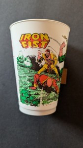 Iron Fist 1977 7-11 Slurpee Cup MARVEL Comic Series