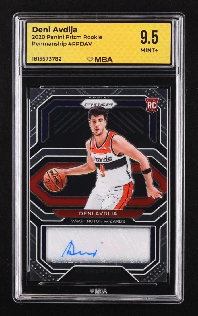 2020 Panini Prizm Rookie Penmanship: #RPDAV Deni Avdija Auto MBA 9.5 MINT+