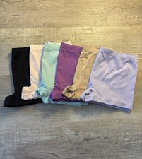 Hanes Colorful Women's 6 Pack Seamless Boyshort Underwear Set Size Medium