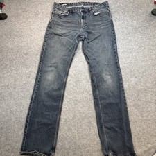 Calvin Klein Jeans Relaxed Straight Blue Denim Mens 34x34 Relaxed Blue Jeans