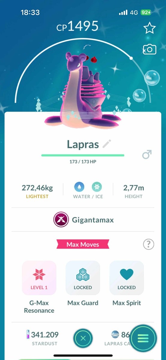 Account PTC Con Polvere Pokémon Go - Shiny Snorlax Gigantamax - Account Con 100K Polvere Stellare - Mini PTC - Nuovo Sigillato Pokémon Snorlax Shiny - Foto 7