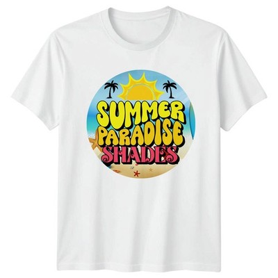 Summer Paradise Shades T-Shirt Retro Tropical Holiday Gift For Him And Her