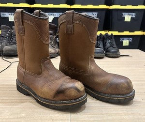Bottes De Travail BRAHMA Homme Taille 8 - Cuir Marron - Imperméables