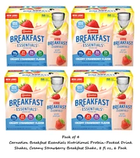 Carnation Breakfast Essentials Nutritional Drink Creamy Strawberry 10 G Protein