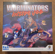 Worminators Inside Job Board Game 1-4 play Age14+ Lynnvander Studios