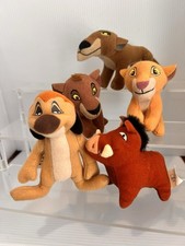 Lot Of 5 Disney's The LION KING 2 SIMBA'S PRIDE Plush 1998 McDonalds Timon Kovu