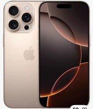 Apple iPhone 16 Pro - 128 GB - Desert Titanium (Unlocked) for sale