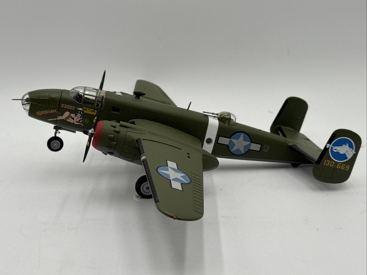 Franklin MINT Armour B-25 Mitchell Tondelayo Jet Plane Diecast 1