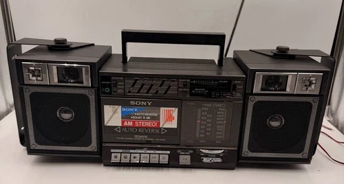 Vintage Sony CFS-6000 FM/AM Cassette-Corder Stereo Boombox