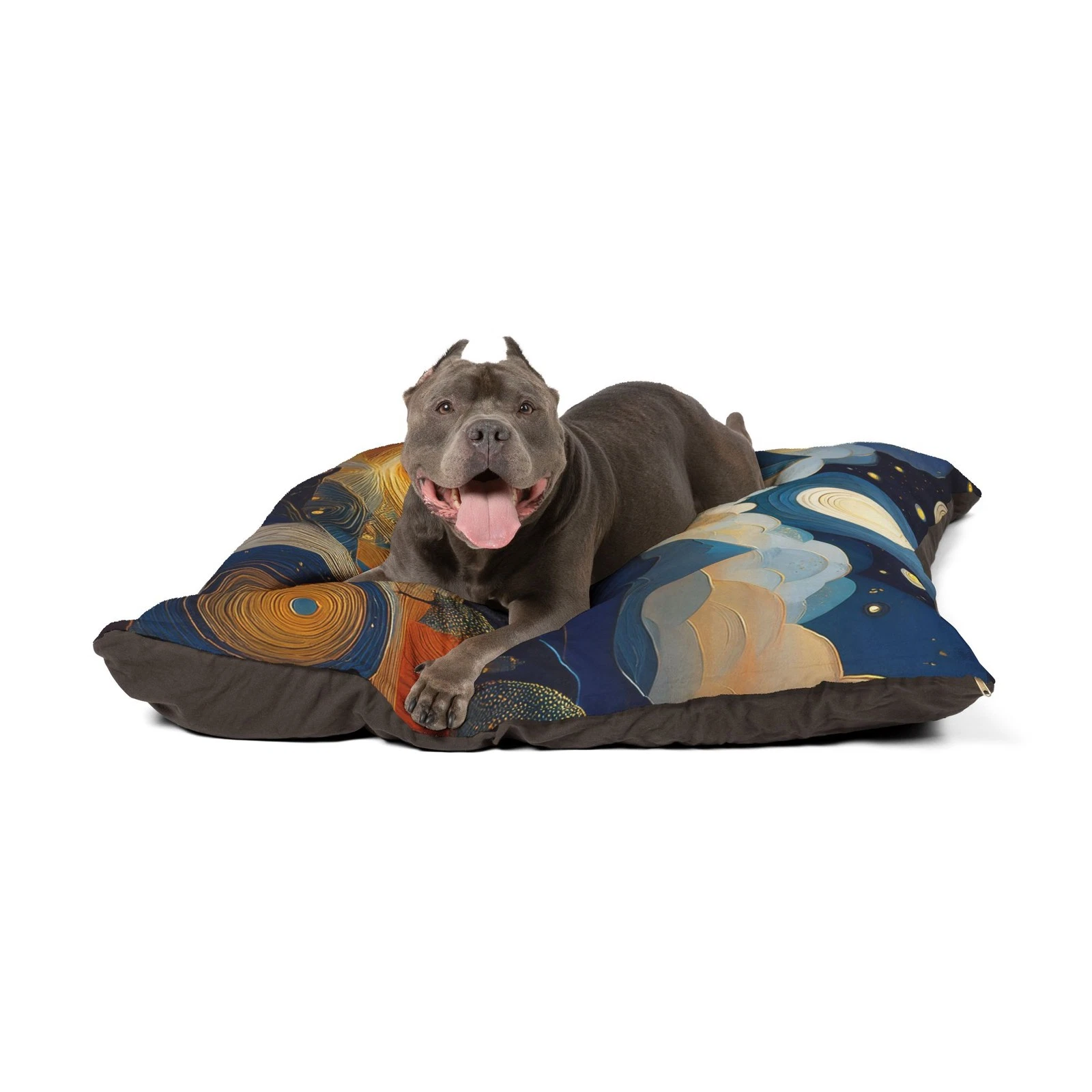 Artistic Pet Bed Comfort Cozy Dog & Cat Pillow Cushion Nature Themed Decor Gift