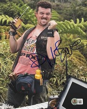 DANNY MCBRIDE TROPIC THUNDER SIGNED 8x10 PHOTO BECKETT BAS COA AUTOGRAPH