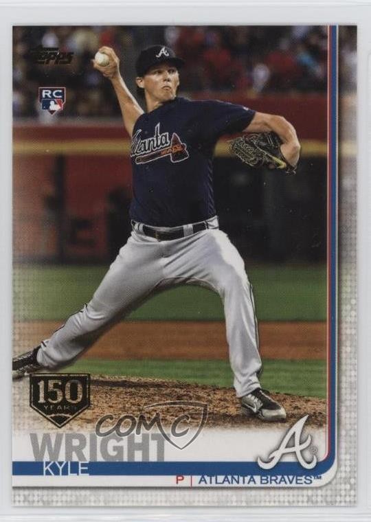 2019 Topps 150th Anniversary Kyle Wright #473 Rookie RC c8a