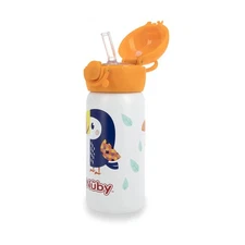 Nuby Thirsty Kids No Spill Flip-It Active 1 Count (Pack of 1), White 