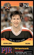 Kevin Lowe 1990-91 Pro Set #339 Edmonton Oilers