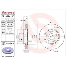 Disque de frein Kia SOUL