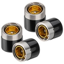1.98" Trailer Wheel Bearing Protectors, Chromed Stainless 1.980 inch-4 Pack
