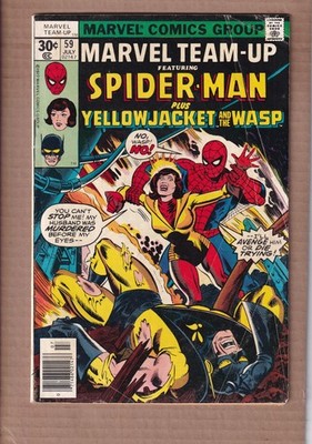 Marvel Team Up #59 (w/Wasp) (Marvel, Chris Claremont, John Byrne, 1977) Good