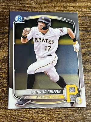 #ad KONNOR GRIFFIN 2025 Bowman Chrome #BCP 86 Pirates Top Prospect $1.99
