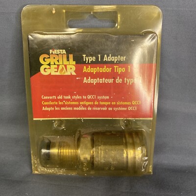 Fiesta Grill Gear Type 1 Adapter Converts Old Tank Style QCC1