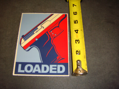 Loaded Gun Sticker Loaded GUN STICKER DECAL | eBay